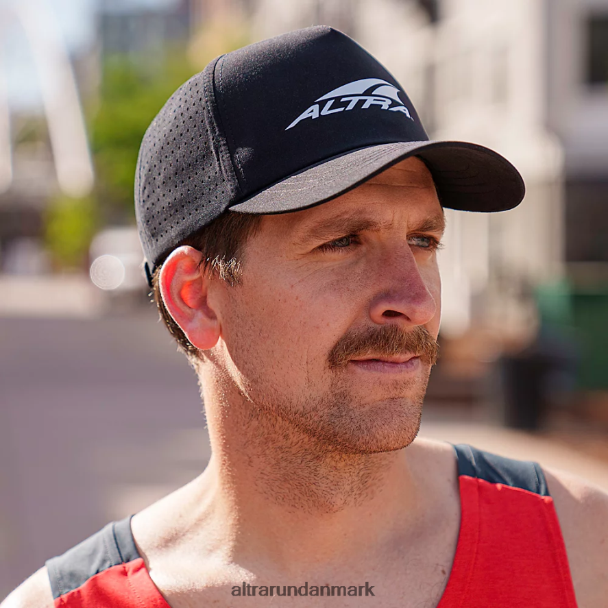 Kvinder sort trucker hat med logo 2J4ZN8181 Altra hatte