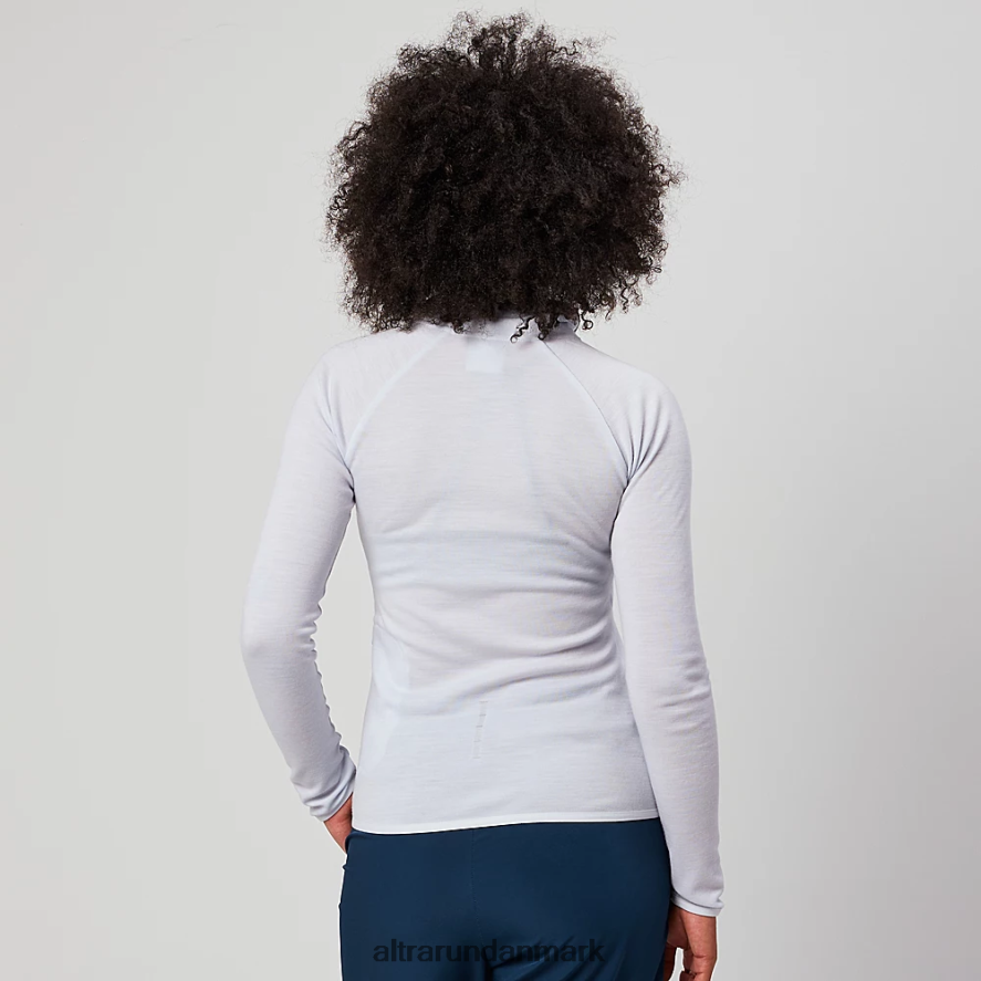 Kvinder lyseblå kerne merinould 1/2 lynlås 2J4ZN8136 Altra toppe