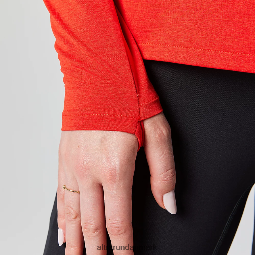 Kvinder rød kerne langærmet 2J4ZN8120 Altra toppe