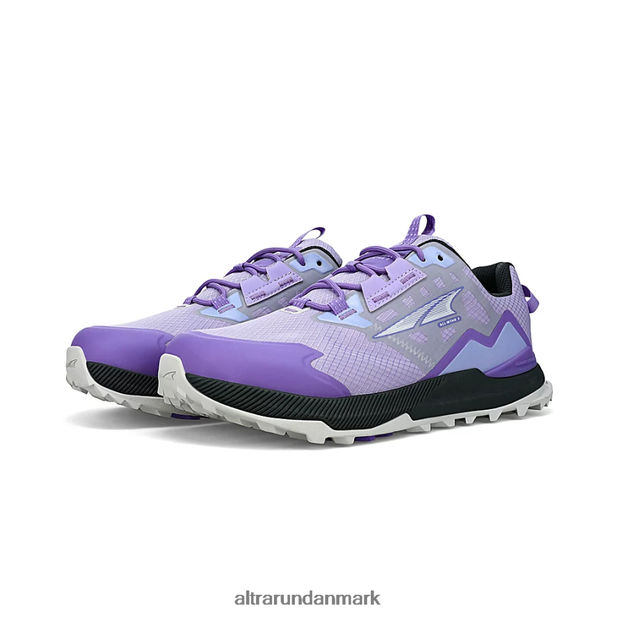 Kvinder grå/lilla Lone peak all-wthr lav 2 2J4ZN834 Altra trail sko