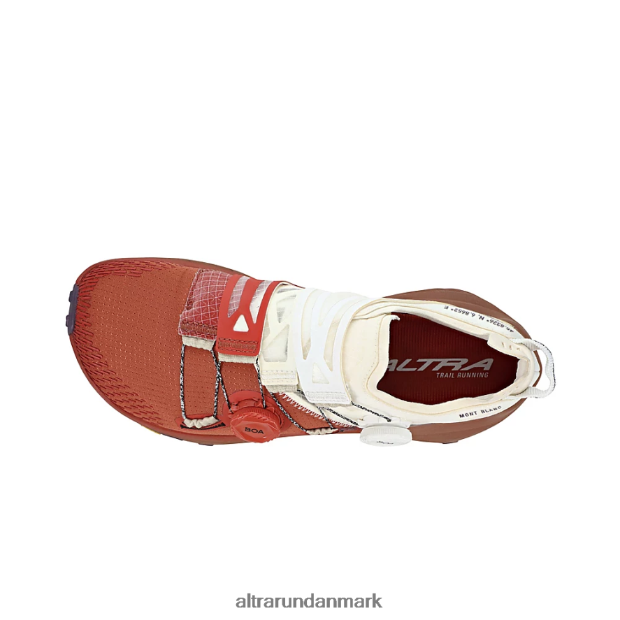 Kvinder rødbrune klokker mont blanc boa 2J4ZN828 Altra trail sko