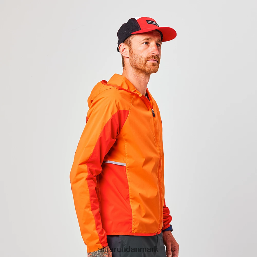 Mænd rød/orange trail wind jakke 2J4ZN8336 Altra jakker og veste