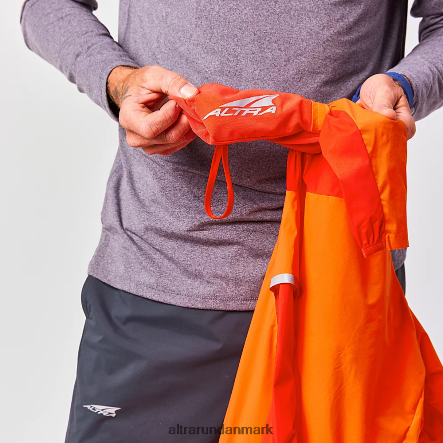 Mænd rød/orange trail wind jakke 2J4ZN8336 Altra jakker og veste