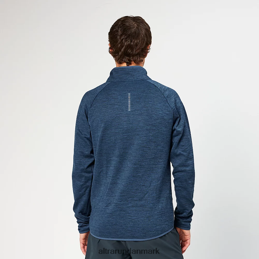 Mænd månelys havblå kerne pullover med 1/2 lynlås 2J4ZN8321 Altra toppe