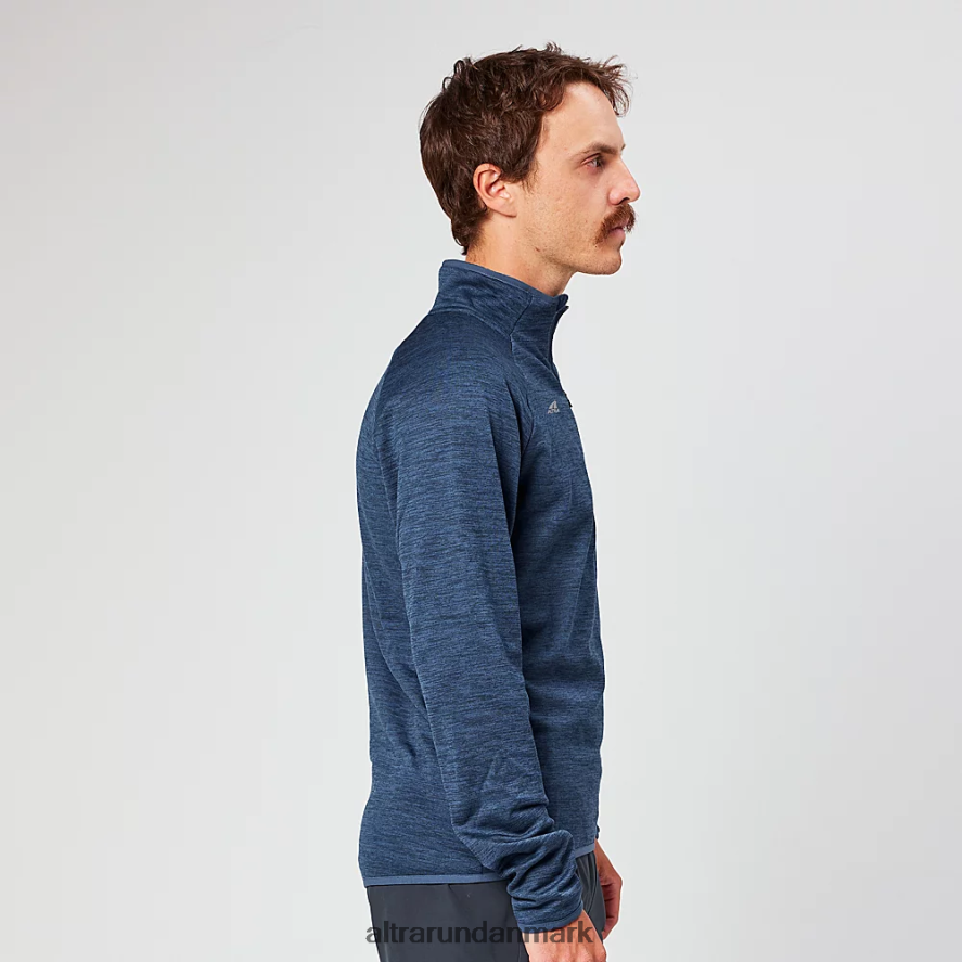 Mænd månelys havblå kerne pullover med 1/2 lynlås 2J4ZN8321 Altra toppe