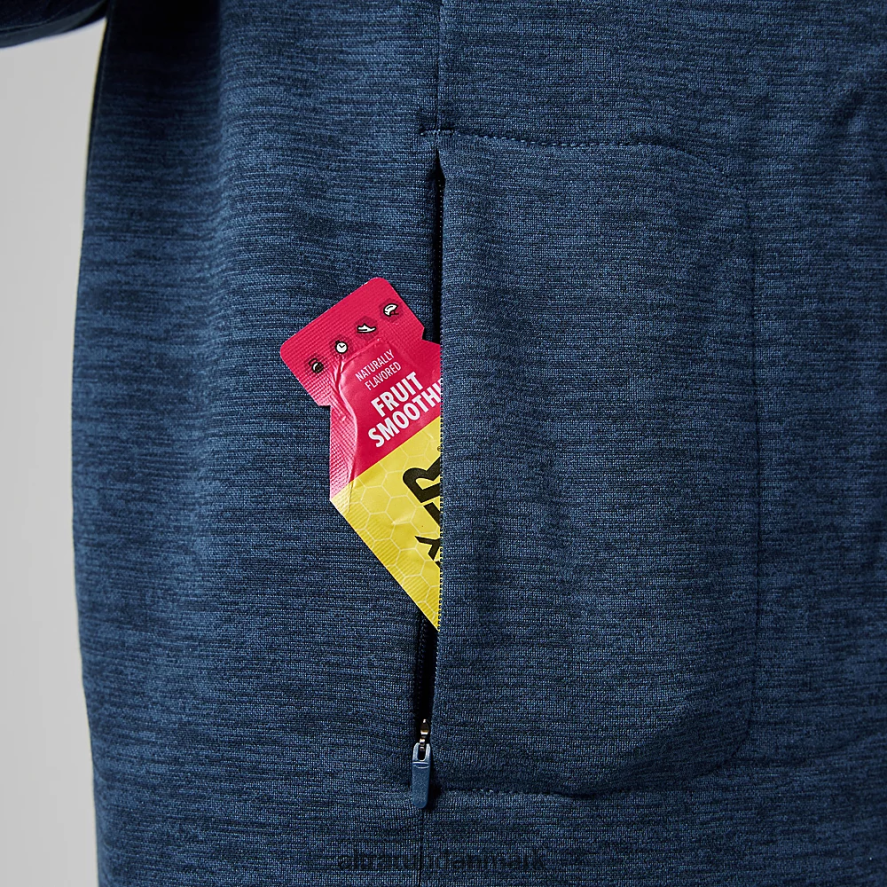 Mænd månelys havblå kerne pullover med 1/2 lynlås 2J4ZN8321 Altra toppe