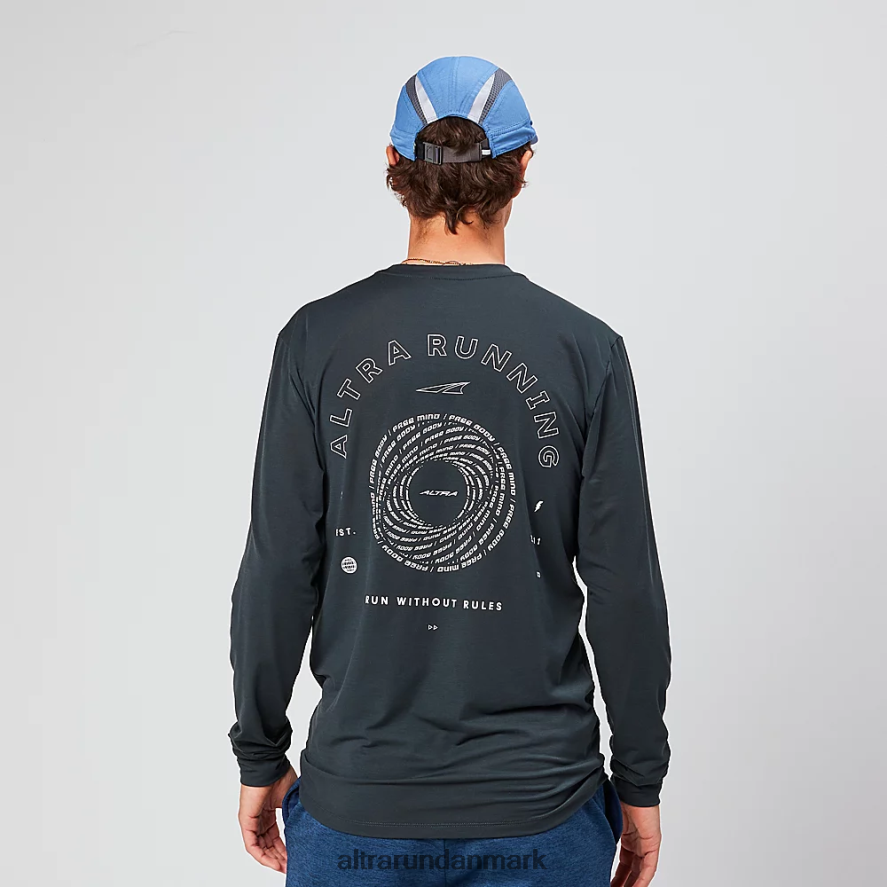 Mænd sort hverdagspræstation langærmet 2J4ZN8307 Altra toppe