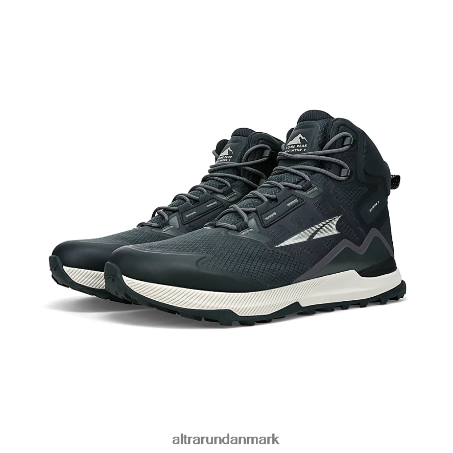 Mænd sort lone peak all-wthr mid 2 2J4ZN8220 Altra trail sko